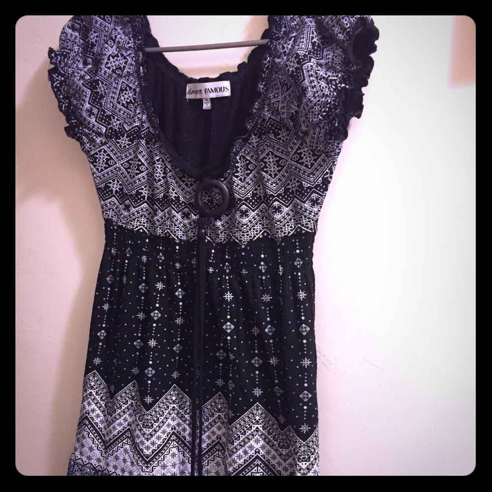 Cute print summer dress